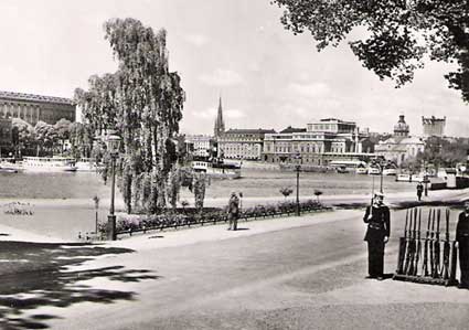 Vakten på Skeppsholmen 1943.Foto Sv pressbyrån.